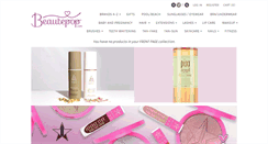 Desktop Screenshot of beautepop.com